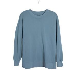 LULULEMON Oversized Perfectly Crew Sweatshirt Tidewater Teal Women's 4